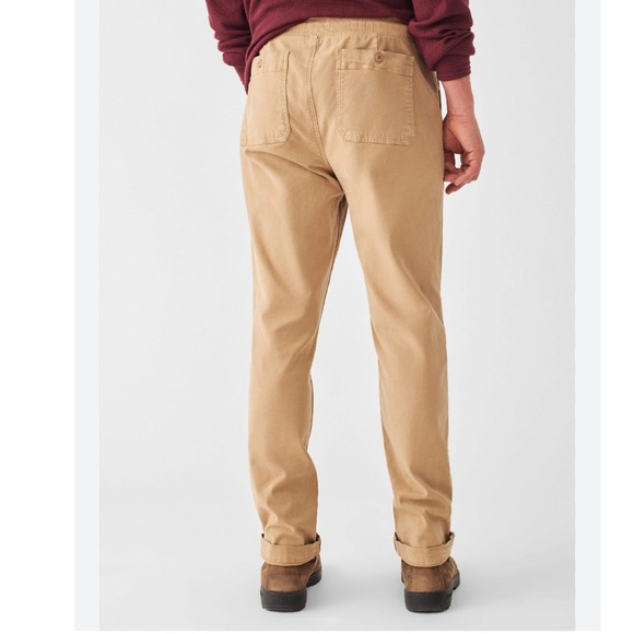 FAHERTY Traveler Pant Desert Sand Men's Tan Casual Pants size - Main Image